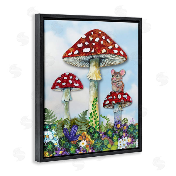 Stupell Industries Lisa Morales | Mouse Perched On Mushroom