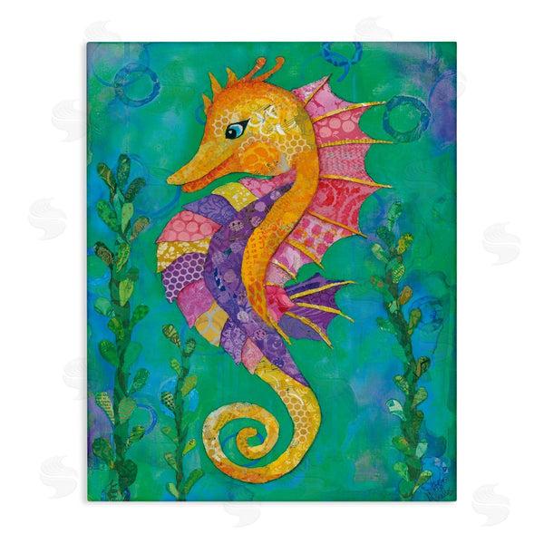 stupell industries Lisa Morales | Seahorse with Patterned Scales
