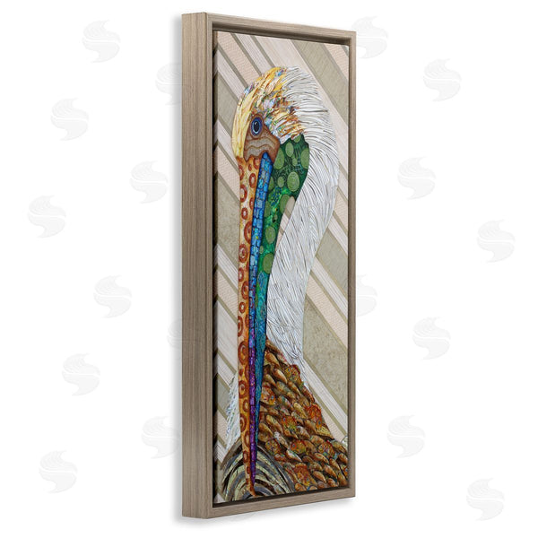 Stupell Industries Lisa Morales | Wild And Free Collaged Pelican