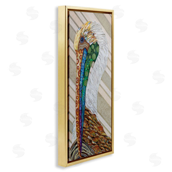 Stupell Industries Lisa Morales | Wild And Free Collaged Pelican
