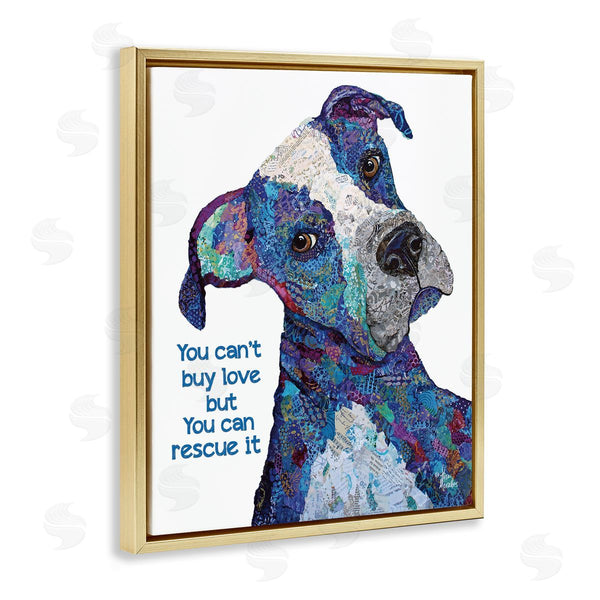 Stupell Industries Lisa Morales | You Can Rescue Love Dog