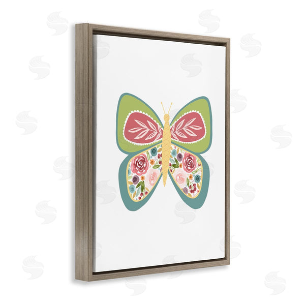 Stupell Industries Lisa Nohren | Boho Pattern Butterfly