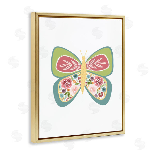 Stupell Industries Lisa Nohren | Boho Pattern Butterfly