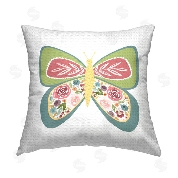 Stupell Industries Lisa Nohren | Boho Pattern Butterfly Printed Throw Pillow