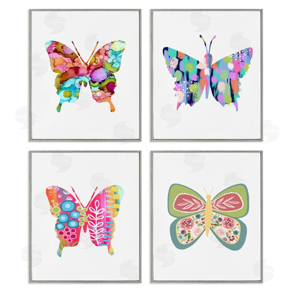 Stupell Industries Lisa Nohren | Bold Patterned Butterflies Wall Art