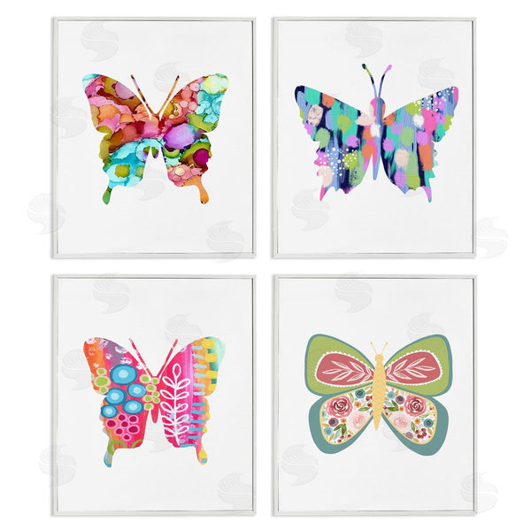 Stupell Industries Lisa Nohren | Bold Patterned Butterflies Wall Art