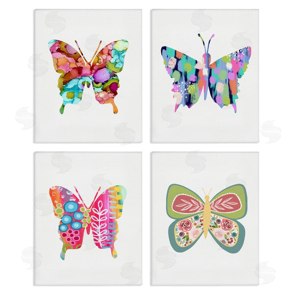 stupell industries Lisa Nohren | Bold Patterned Butterflies Wall Art