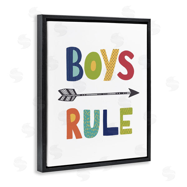 Stupell Industries Lisa Nohren | Boys Rule With Arrow