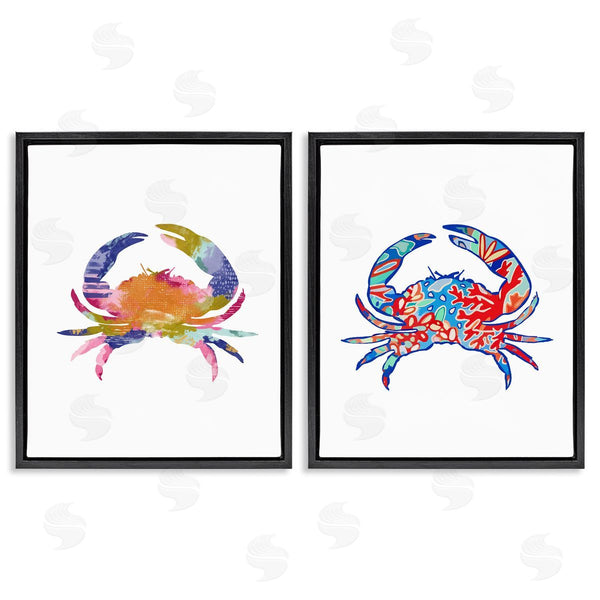 Stupell Industries Lisa Nohren | Colorful Crab Silhouette Wall Art