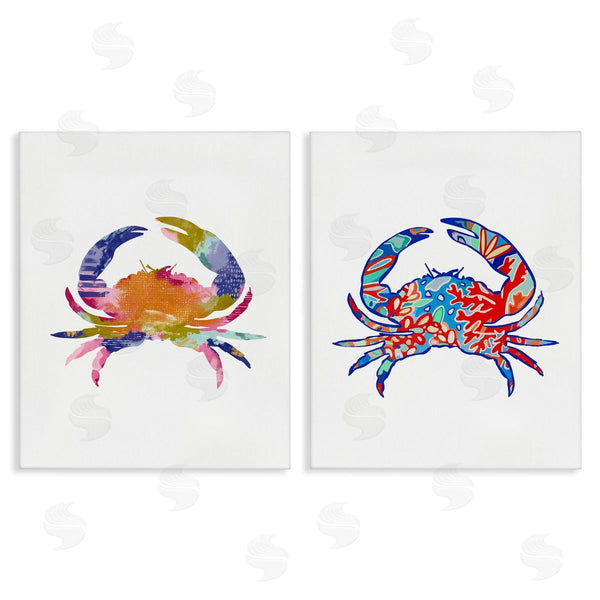 stupell industries Lisa Nohren | Colorful Crab Silhouette Wall Art