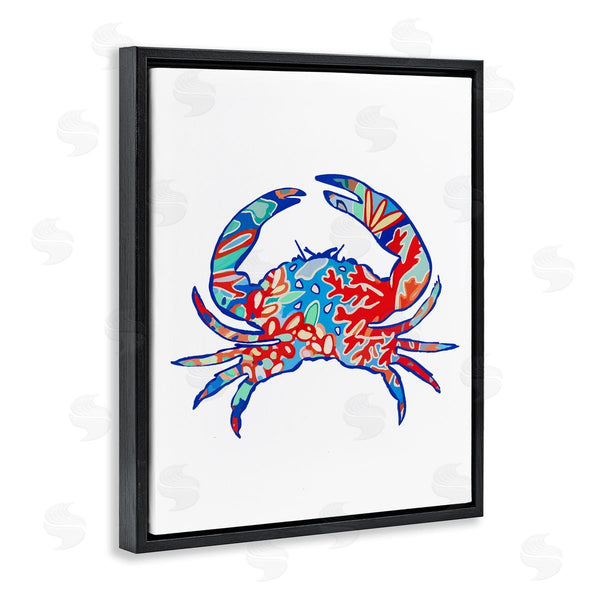 Stupell Industries Lisa Nohren | Coral Patterned Crab