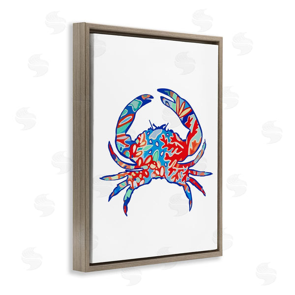 Stupell Industries Lisa Nohren | Coral Patterned Crab