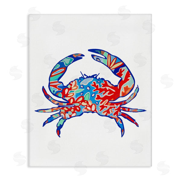 stupell industries Lisa Nohren | Coral Patterned Crab