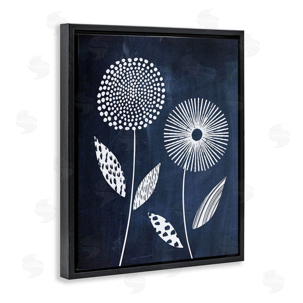 Stupell Industries Lisa Nohren | Geometric Patterned Flowers Wall Art