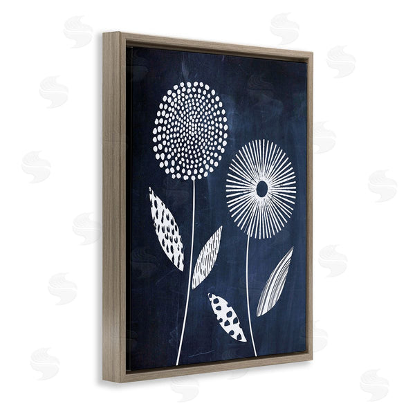 Stupell Industries Lisa Nohren | Geometric Patterned Flowers Wall Art