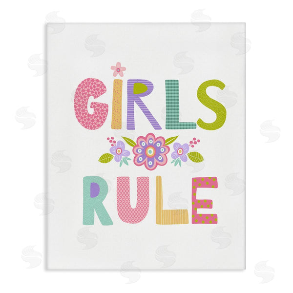 stupell industries Lisa Nohren | Girls Rule with Flowers