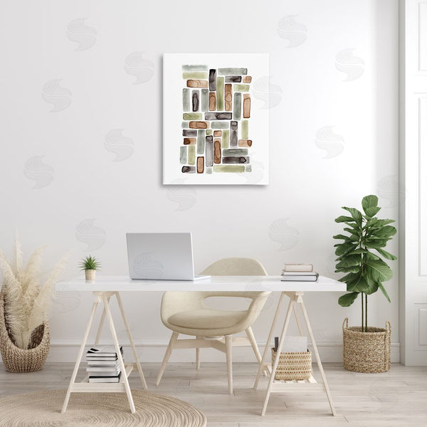 Stupell Industries Lisa Nohren | Mosaic Style Shapes Wall Art