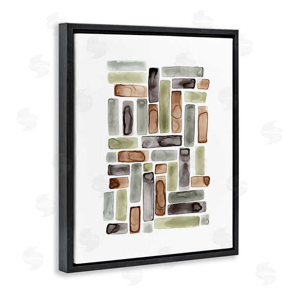 Stupell Industries Lisa Nohren | Mosaic Style Shapes Wall Art