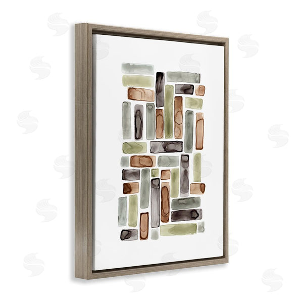 Stupell Industries Lisa Nohren | Mosaic Style Shapes Wall Art