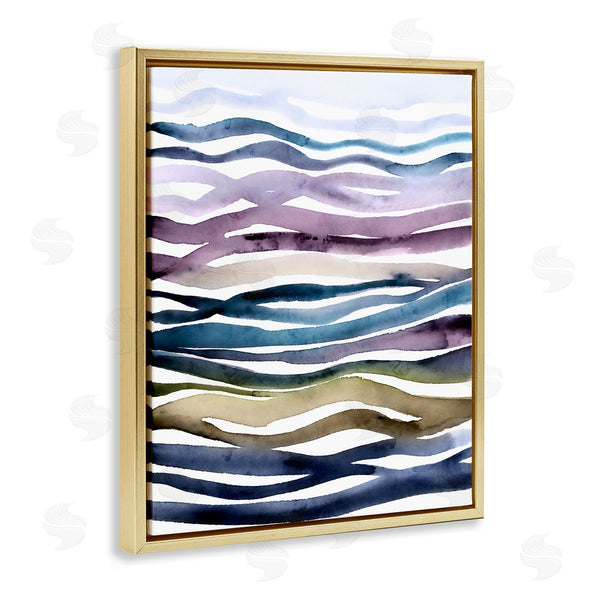 Stupell Industries Lisa Nohren | Muted Watercolor Waves