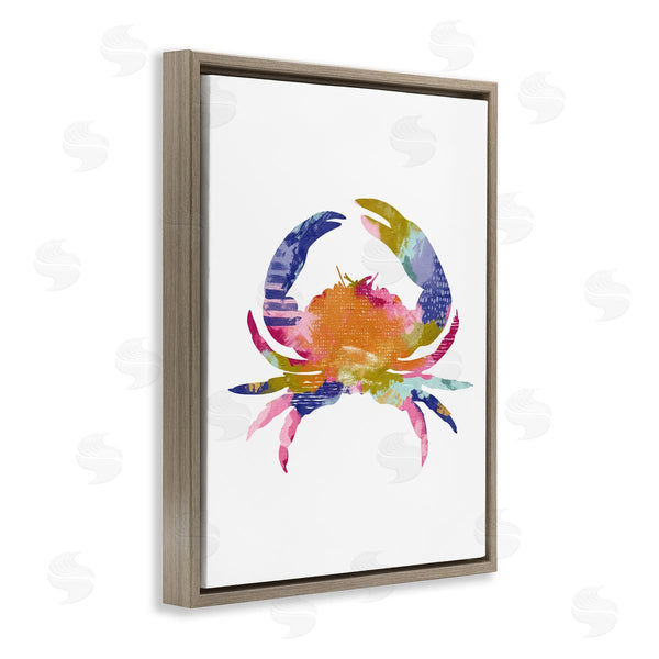 Stupell Industries Lisa Nohren | Patterned Crab Impression