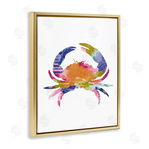 Stupell Industries Lisa Nohren | Patterned Crab Impression