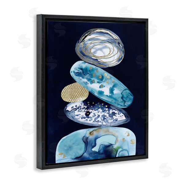 Stupell Industries Lisa Nohren | Patterned Stacked Pebbles Wall Art