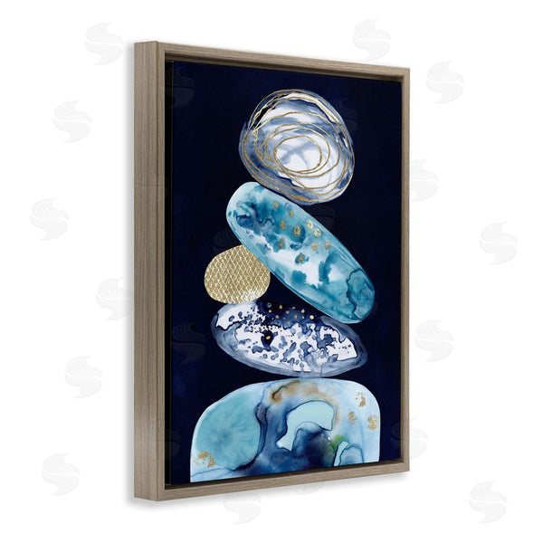 Stupell Industries Lisa Nohren | Patterned Stacked Pebbles Wall Art