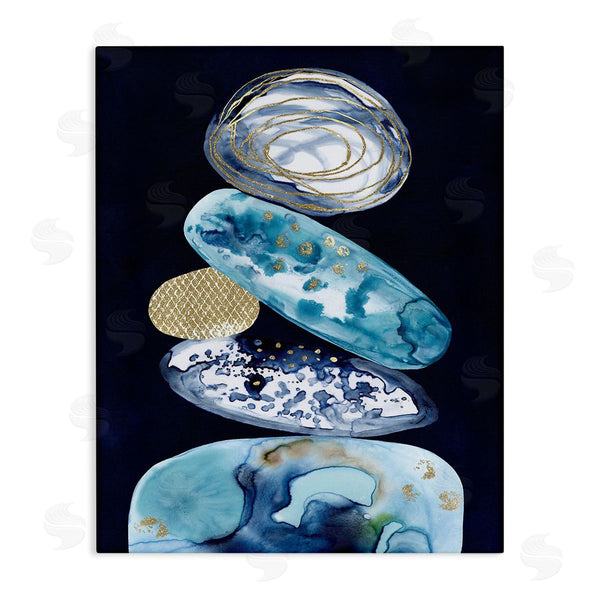 stupell industries Lisa Nohren | Patterned Stacked Pebbles Wall Art