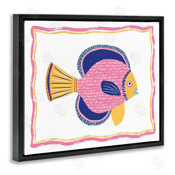 Stupell Industries Lisa Nohren | Pink Fish Illustration