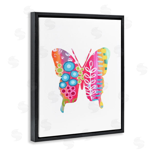 Stupell Industries Lisa Nohren | Pink Florals Butterfly