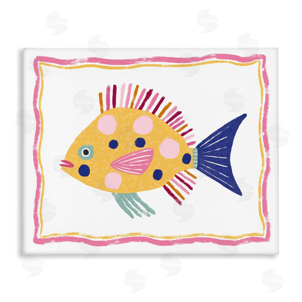 stupell industries Lisa Nohren | Polka Dot Fish Illustration