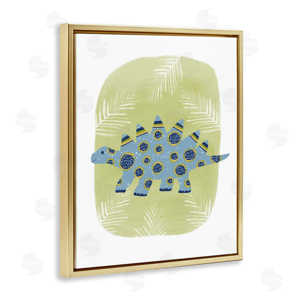 Stupell Industries Lisa Nohren | Stegosaurus With Leaves