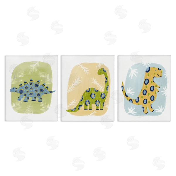 stupell industries Lisa Nohren | Three Patterned Dinosaurs