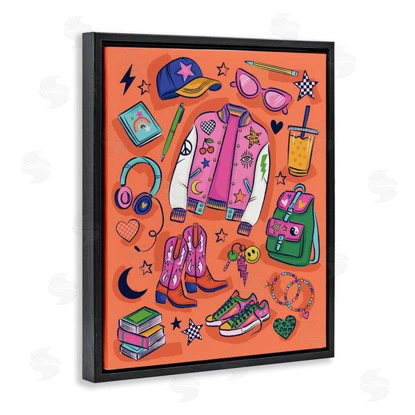 Stupell Industries Lisa Perry Whitebutton | Bright Fashion School Essentials