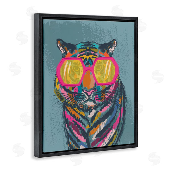 Stupell Industries Lisa Perry Whitebutton | Bright Fashion Tiger