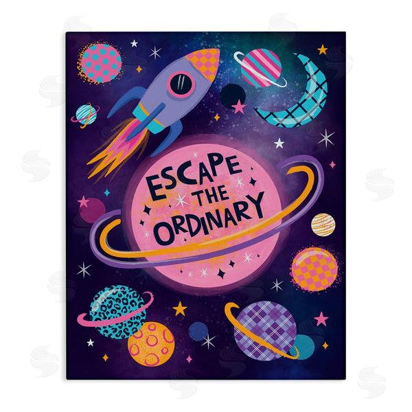 stupell industries Lisa Perry Whitebutton | Escape Ordinary Outer Space Wall Art