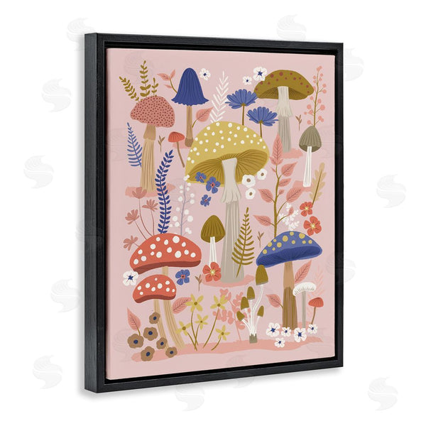 Stupell Industries Lisa Perry Whitebutton | Mushrooms & Botanical Pattern Wall Art