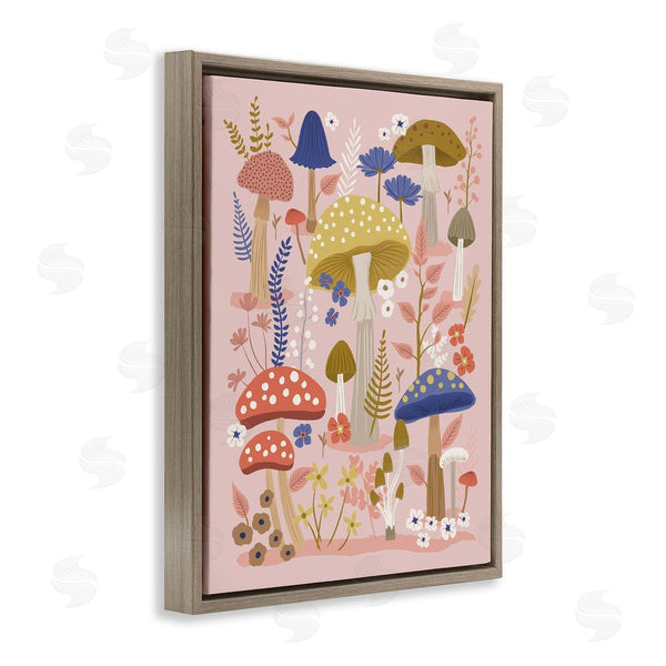 Stupell Industries Lisa Perry Whitebutton | Mushrooms & Botanical Pattern Wall Art