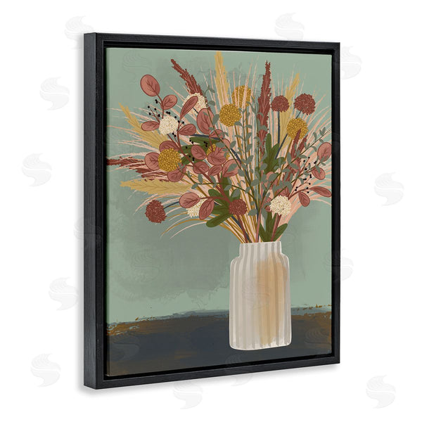 Stupell Industries Lisa Perry Whitebutton | Varied Botanical Sprigs Arrangement Wall Art