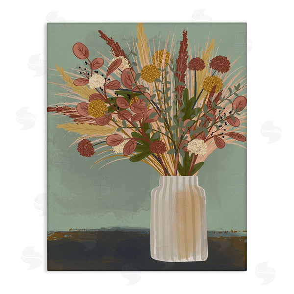 stupell industries Lisa Perry Whitebutton | Varied Botanical Sprigs Arrangement Wall Art