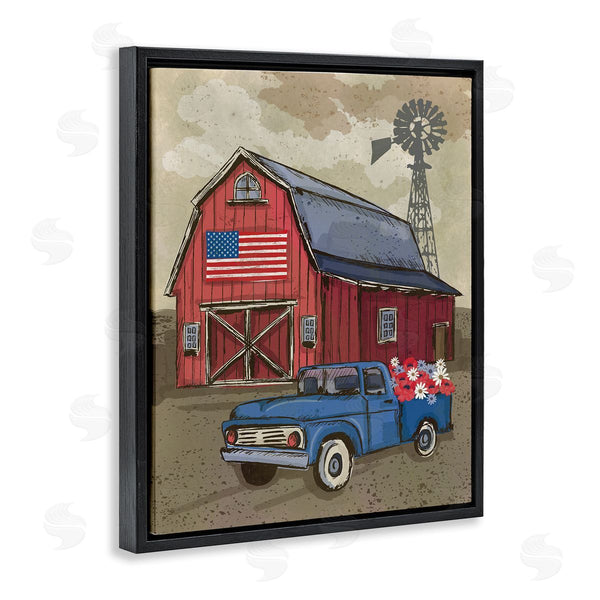 Stupell Industries Lisa Perry Whitebutton | Vintage Americana Barn Wall Art