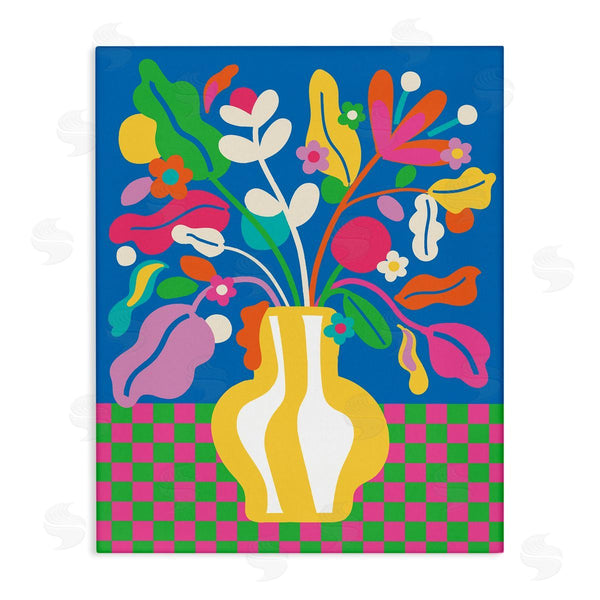 stupell industries Lisa Perry Whitebutton | Vivid Bloom Bouquet Wall Art