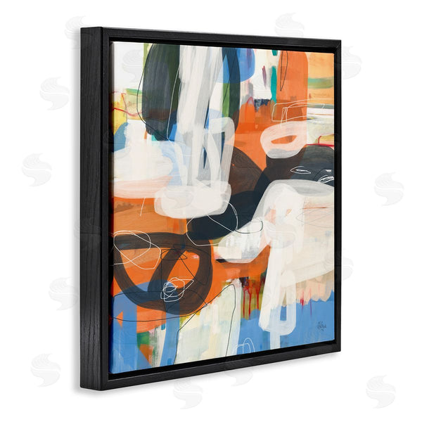 Stupell Industries Lisa Ridgers | Abstract Squiggle Distortion