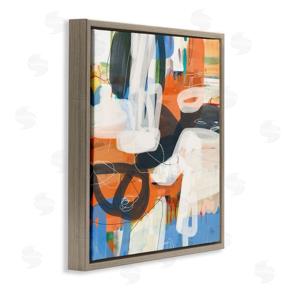 Stupell Industries Lisa Ridgers | Abstract Squiggle Distortion