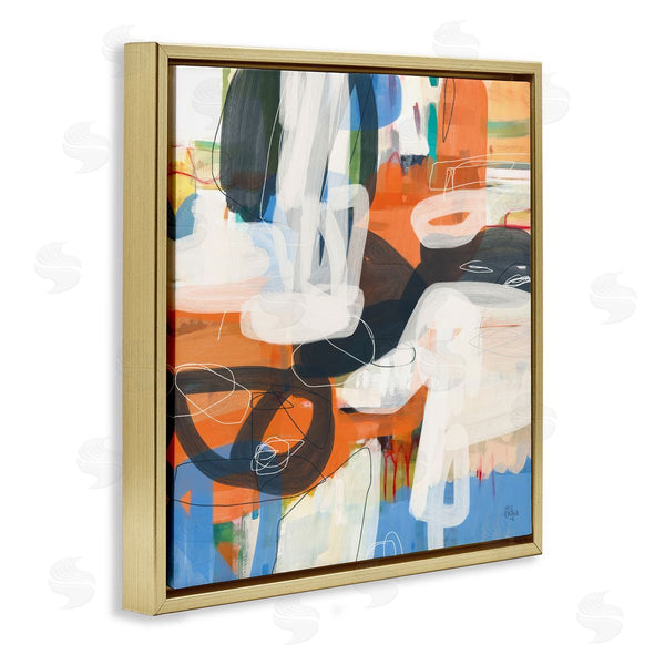 Stupell Industries Lisa Ridgers | Abstract Squiggle Distortion