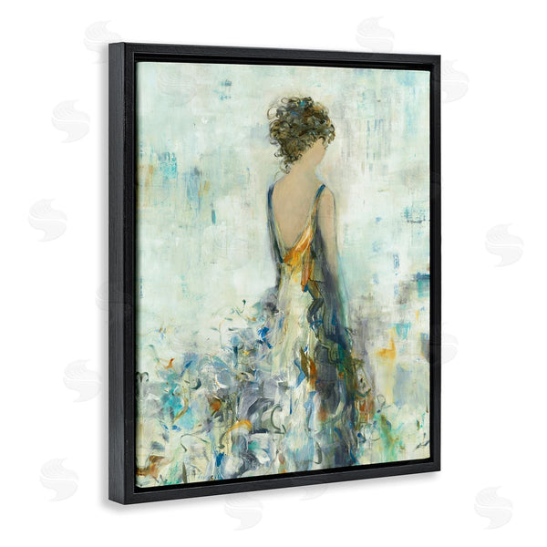 Stupell Industries Lisa Ridgers | Abstract Woman Floral Dress Wall Art