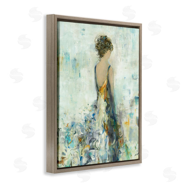 Stupell Industries Lisa Ridgers | Abstract Woman Floral Dress Wall Art