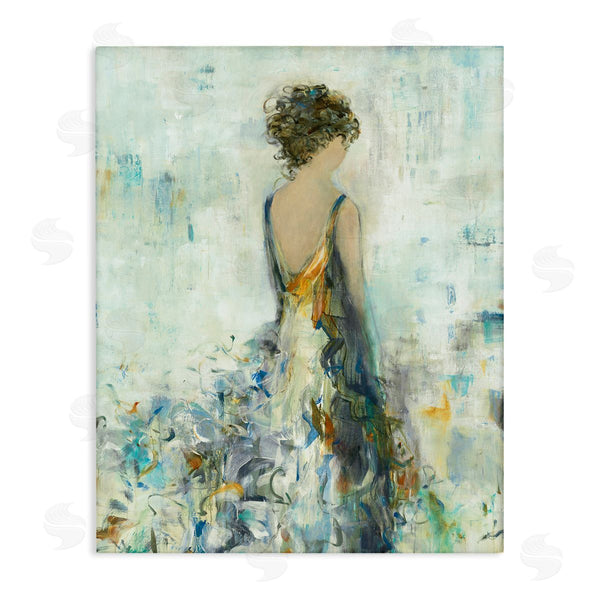 stupell industries Lisa Ridgers | Abstract Woman Floral Dress Wall Art