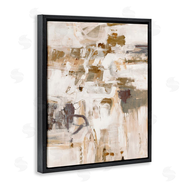 Stupell Industries Lisa Ridgers | Beige Abstract Pattern Wall Art